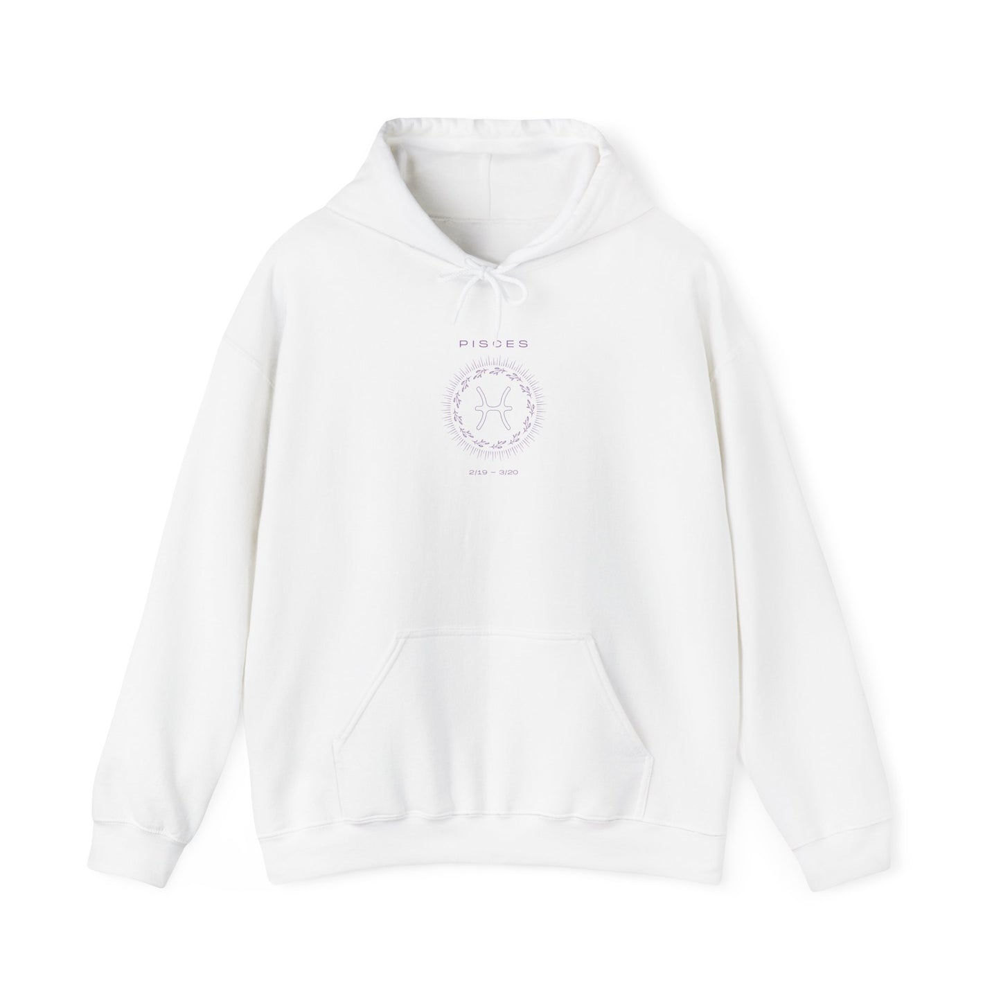 Pisces Zodiac Symbol Unisex Heavy Blend™ Hooded Sweatshirt