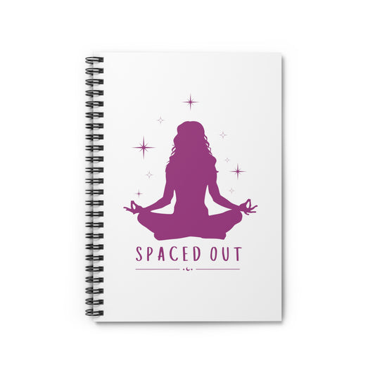 Spaced Out Spiral Notebook Journal - Ruled Line