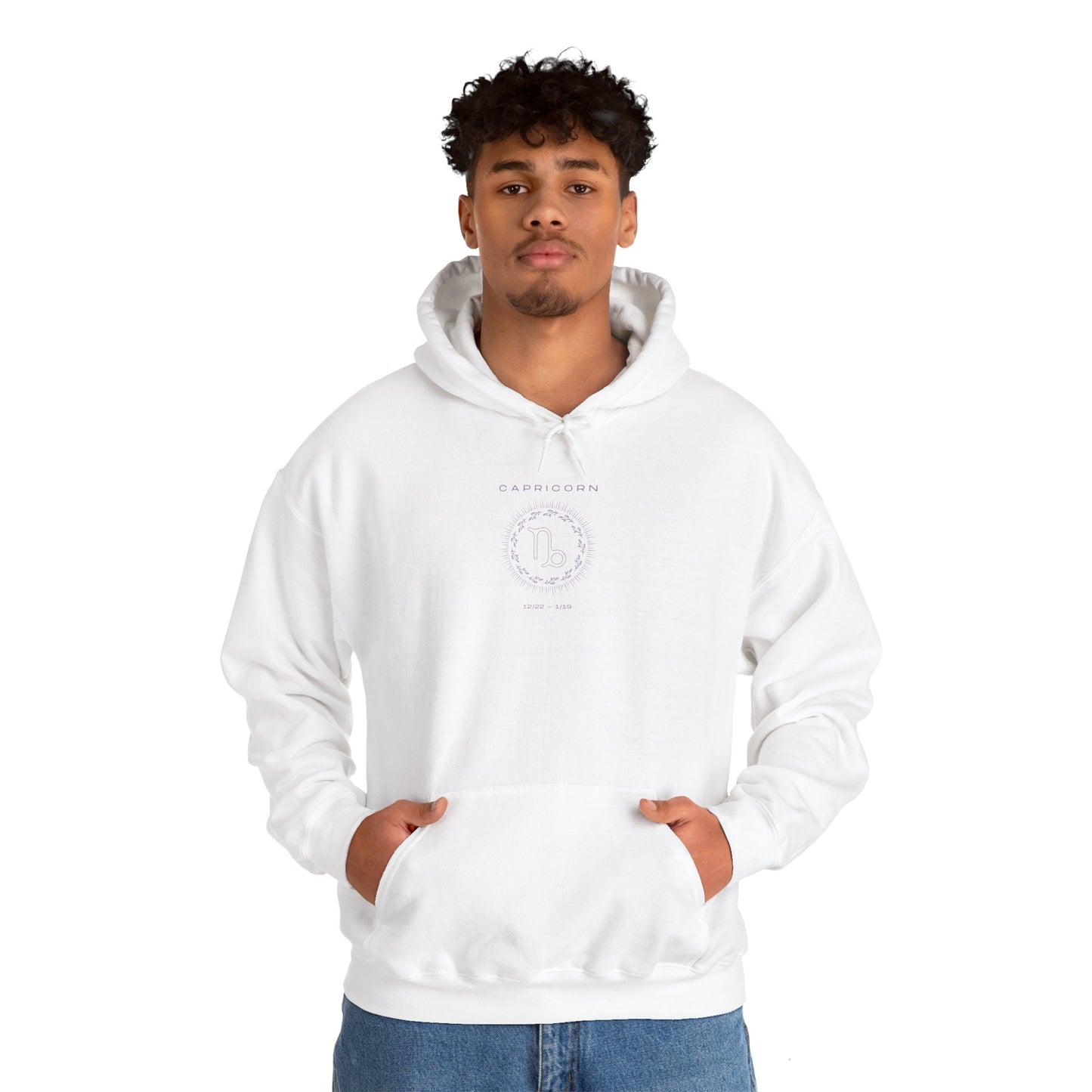 Capricorn Zodiac Symbol Unisex Heavy Blend™ Hooded Sweatshirt
