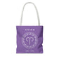 Aries Purple Tote Bag