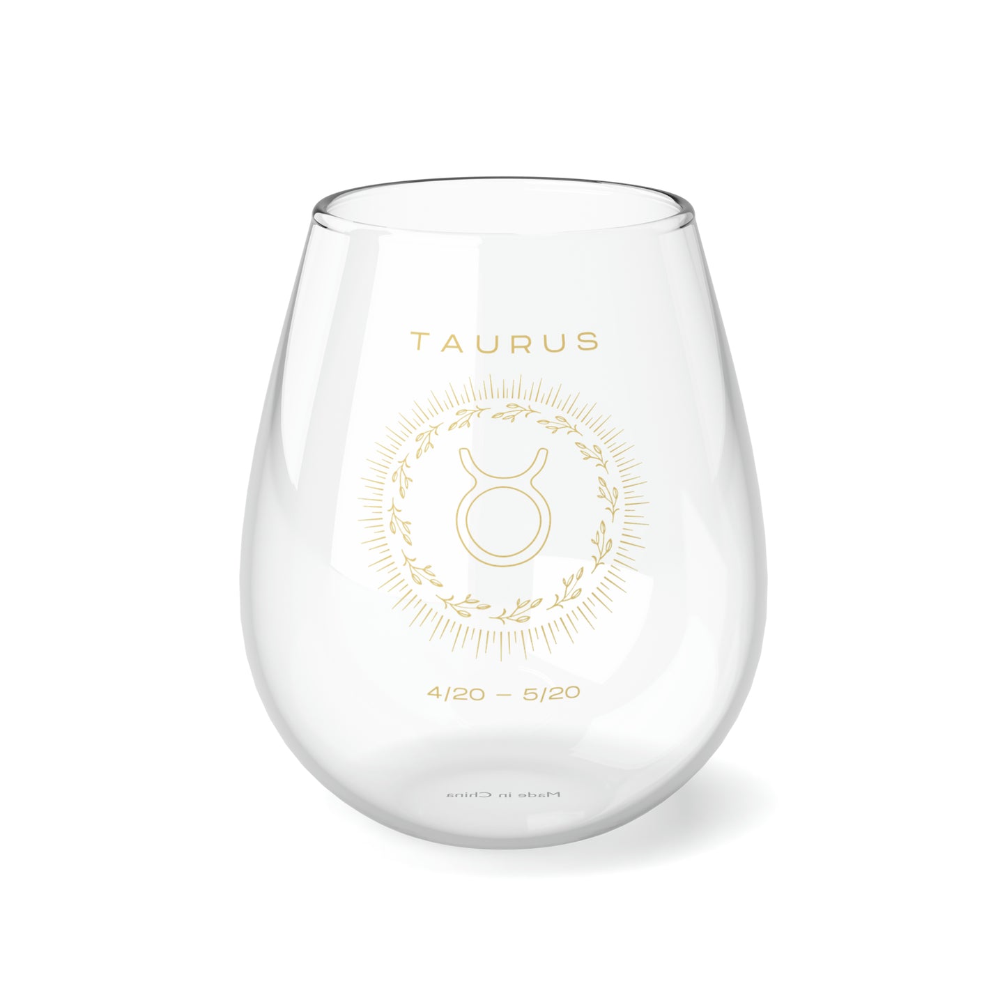 Taurus Stemless Wine Glass 11.75oz