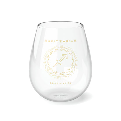 Sagittarius Stemless Wine Glass 11.75oz