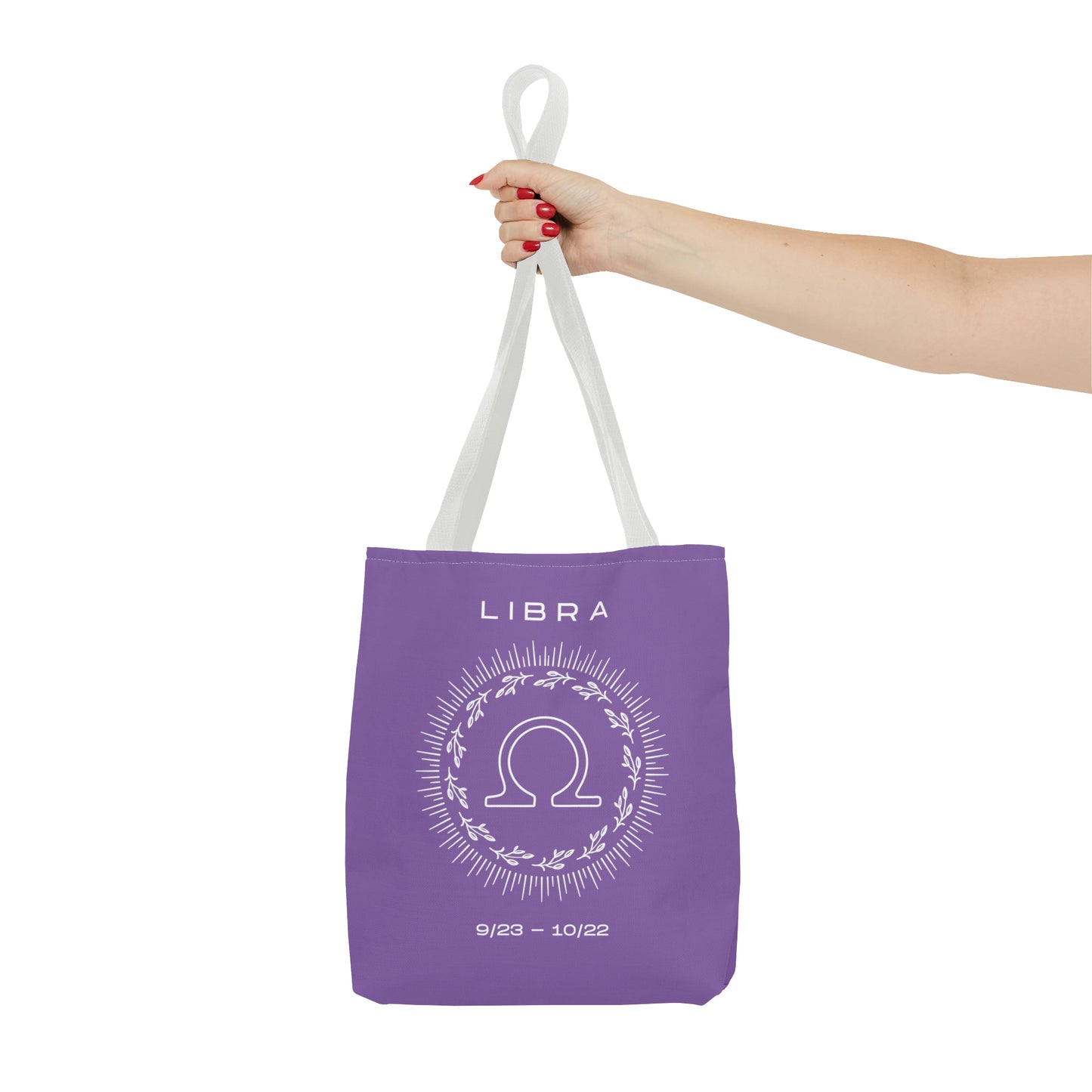 Libra Tote Bag, Purple