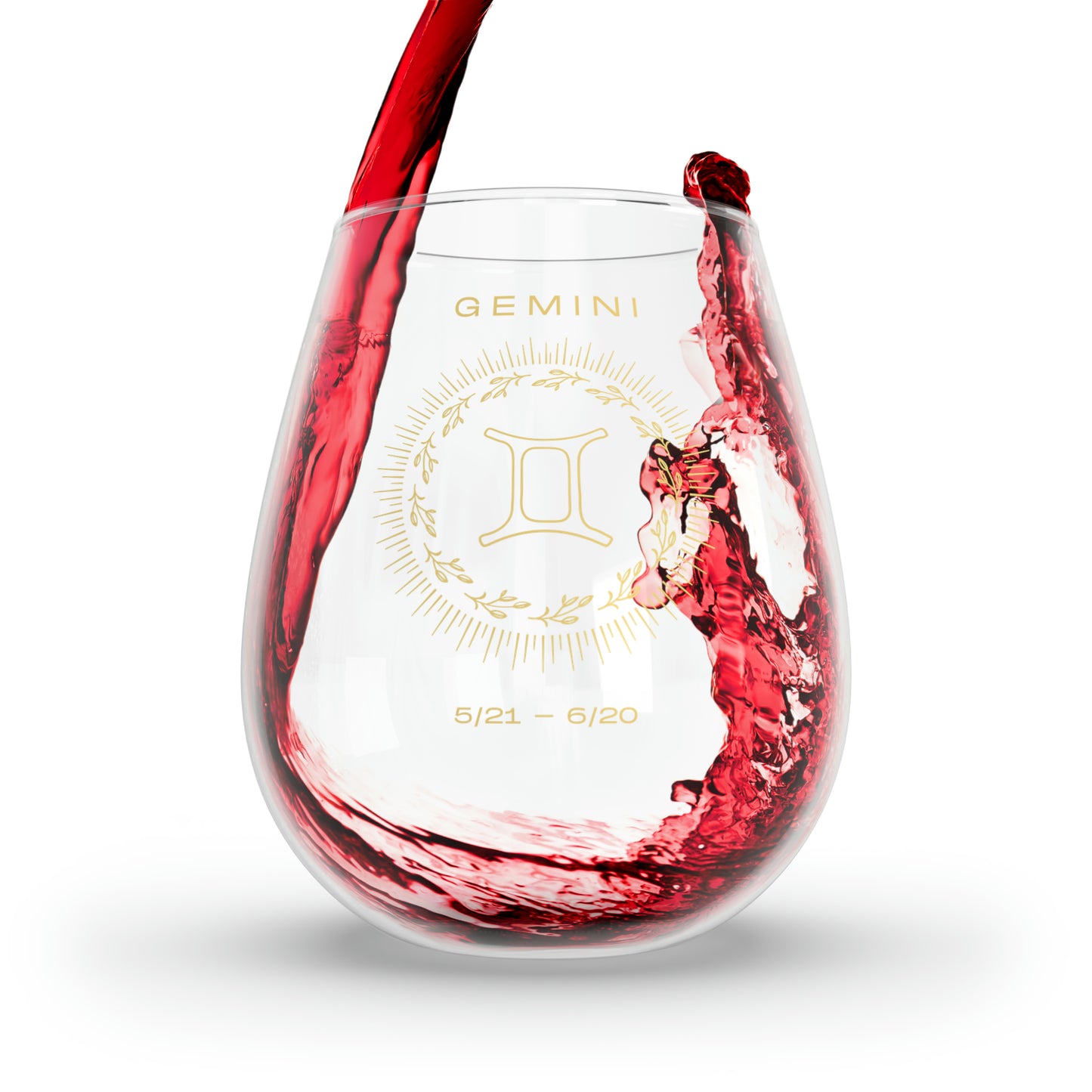 Gemini Stemless Wine Glass 11.75oz