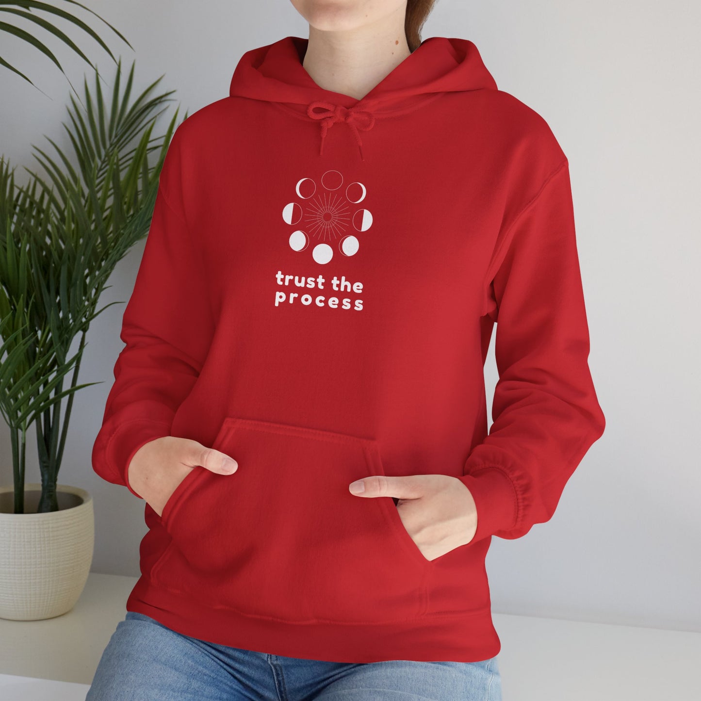 Trust the Process Moon Phase Hoodie Unisex Heavy Blend™