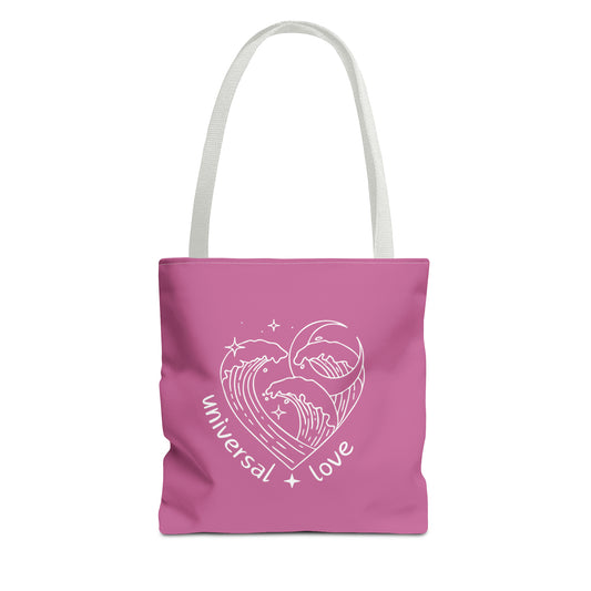 Universal Love Pink Tote Bag