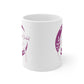 Moon Child Moon Mug, 11oz in Pink and White