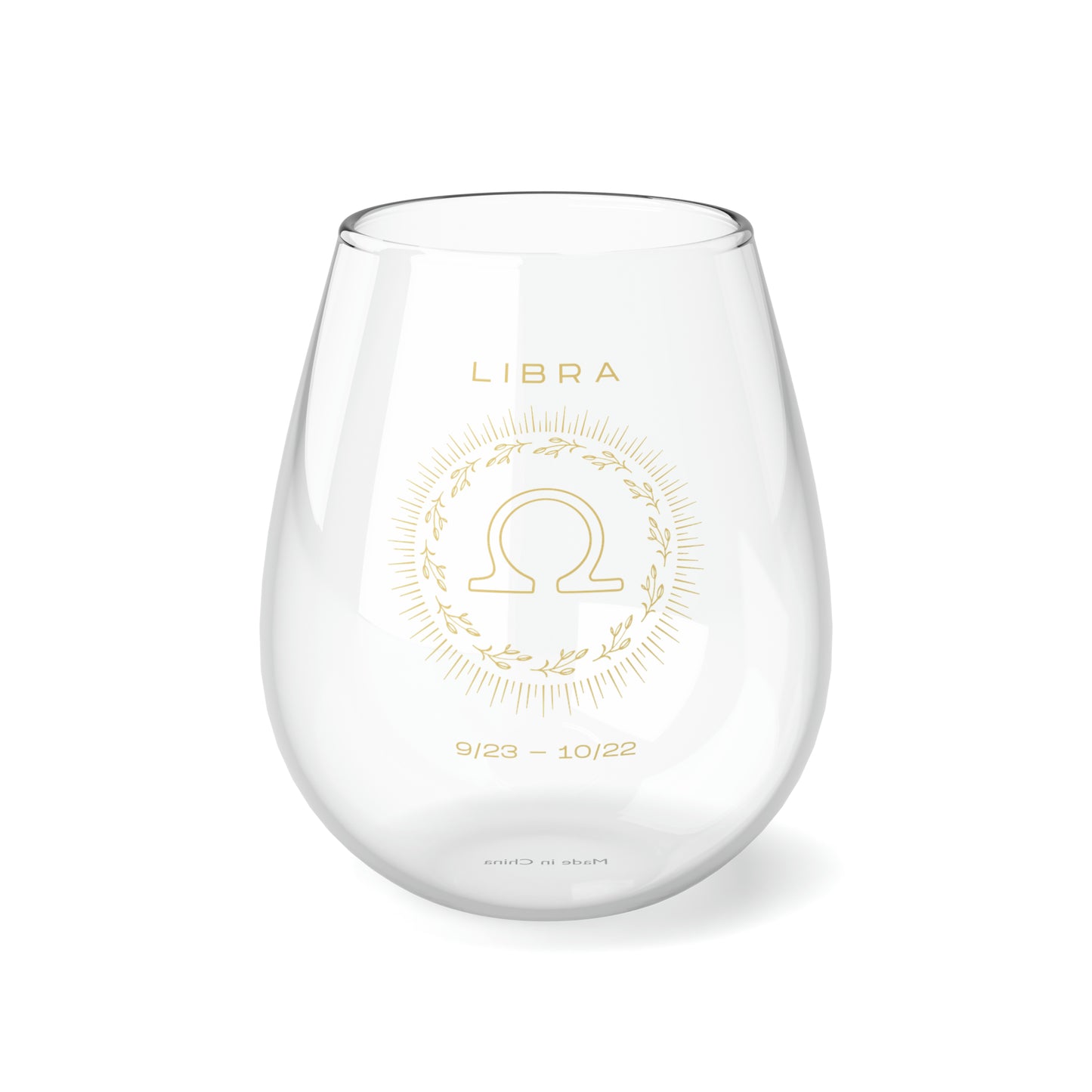 Libra Stemless Wine Glass 11.75oz