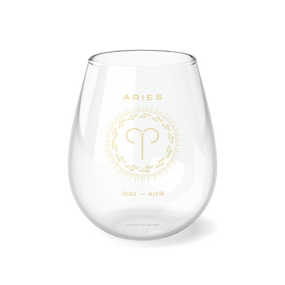 Aries Stemless Wine Glass 11.75oz