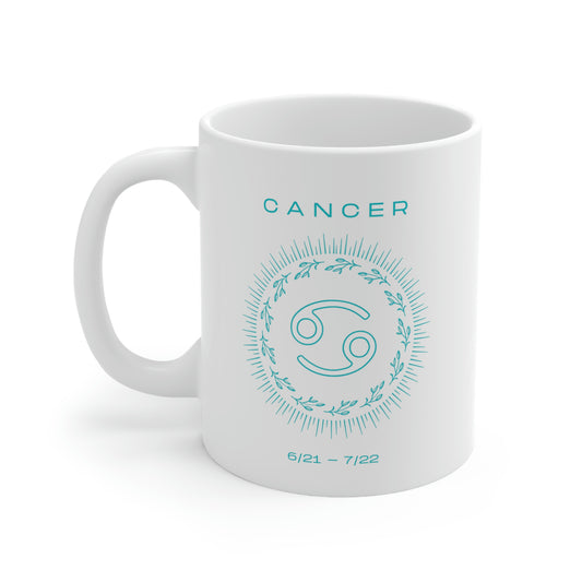 Cancer Zodiac Symbol Ceramic Mug 11oz