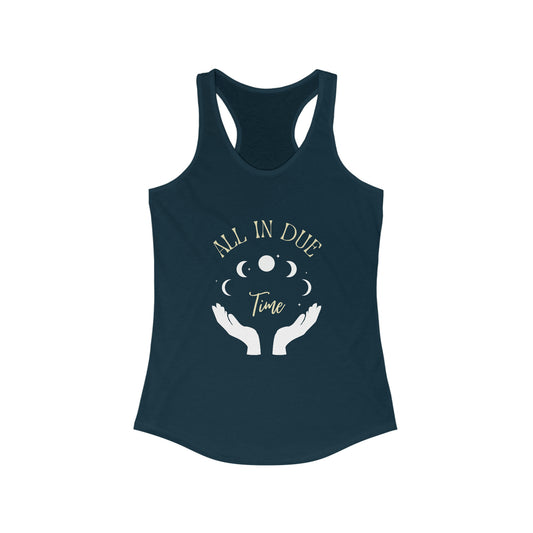 All In Due Time Women's Moon Phase Tank Top