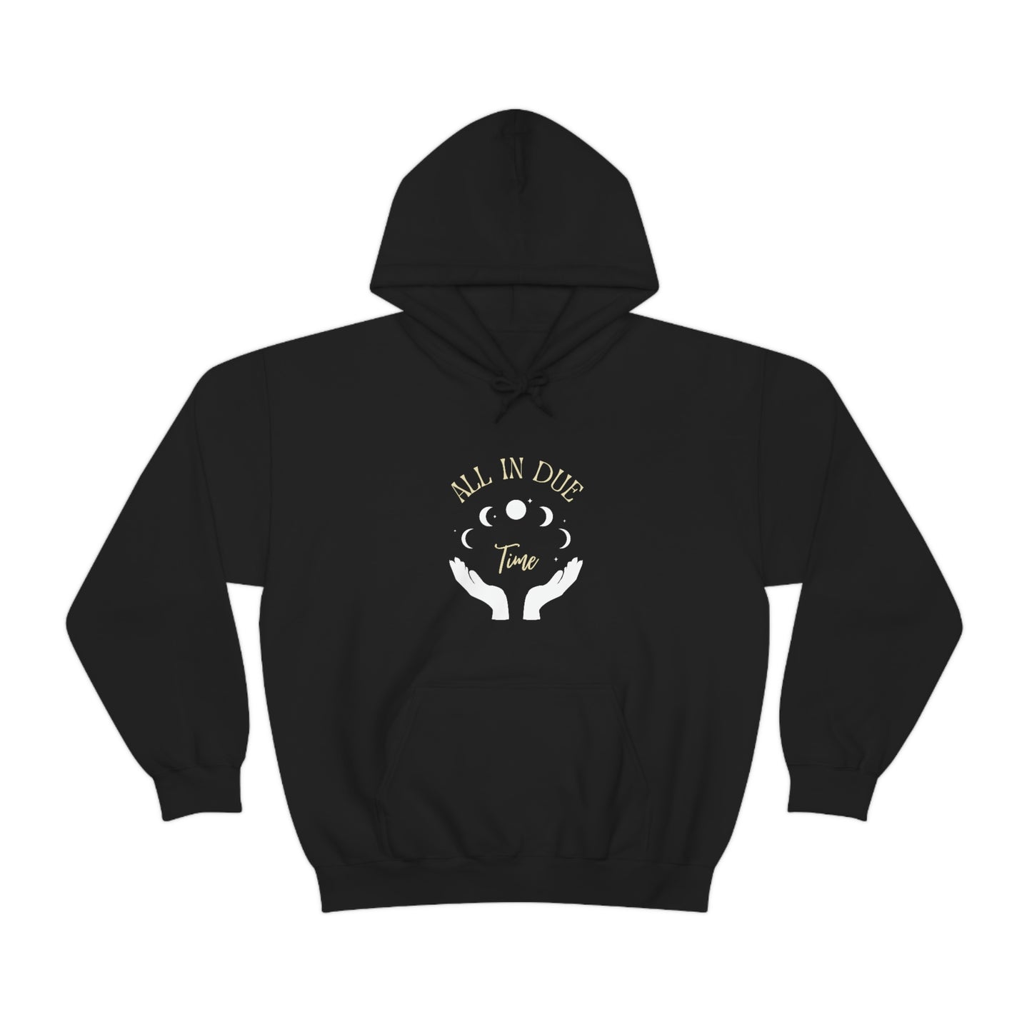 Moon Hoodie 'All in Due Time' Unisex Heavy Blend™