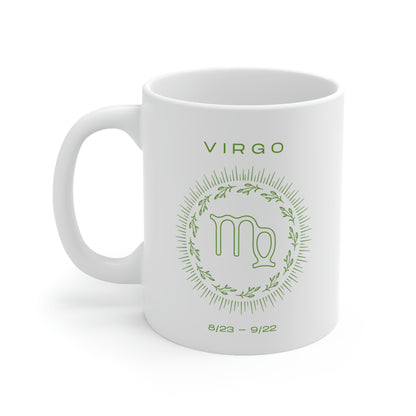 Virgo Zodiac Symbol Ceramic Mug 11oz