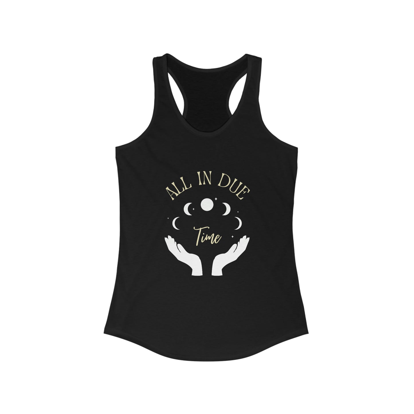 All In Due Time Women's Moon Phase Tank Top